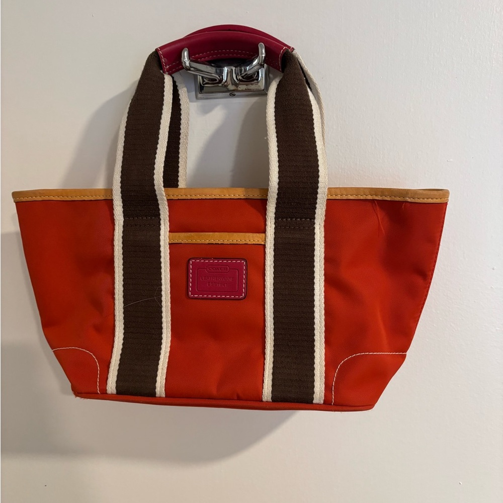 Vintage Coach 6260 Hamptons Mini Nylon Weekend Tote Bag